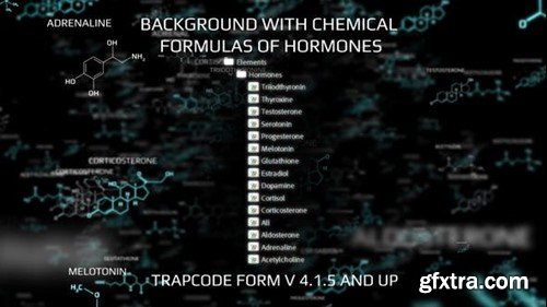Videohive Chemical Formulas Background AE 48420690