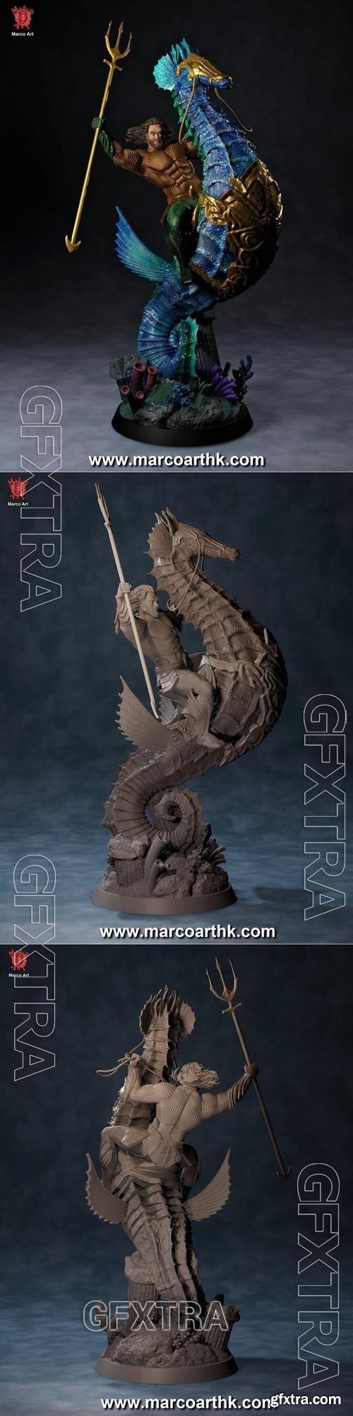 Marco Art - Aquaman – 3D Print Model