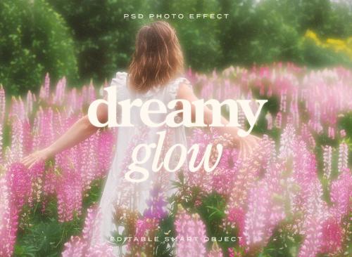 Dreamy Glow Photo Effect 644174715