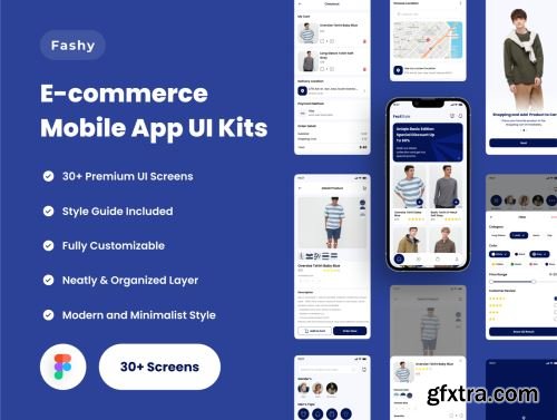 Fashy - E-commerce Mobile App UI Kits Ui8.net