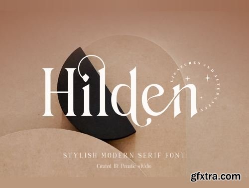 Hilden - stylish modern serif font Ui8.net
