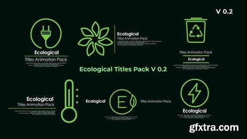 Videohive Ecological Titles 48462543