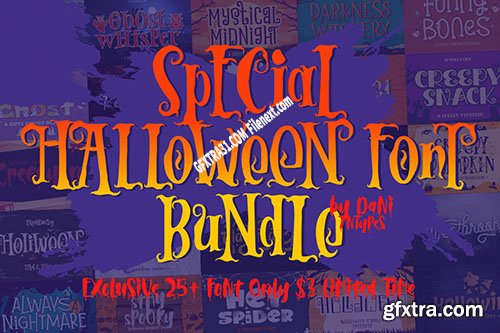 Special Halloween Font Bundle