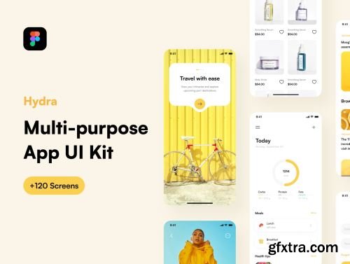 Hydra - Multipurpose App UI Kit Ui8.net