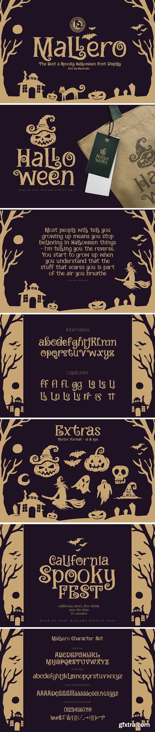 MALLERO - Halloween Font Display