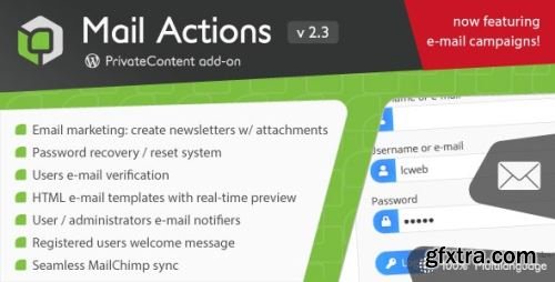 CodeCanyon - PrivateContent - Mail Actions add-on v2.3.0 - 3606728 - Nulled