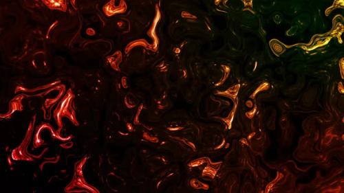 Videohive - Abstract smooth liquid. Wallpaper texture wave pattern liquid . Moving shape motion shiny liquid - 48214313