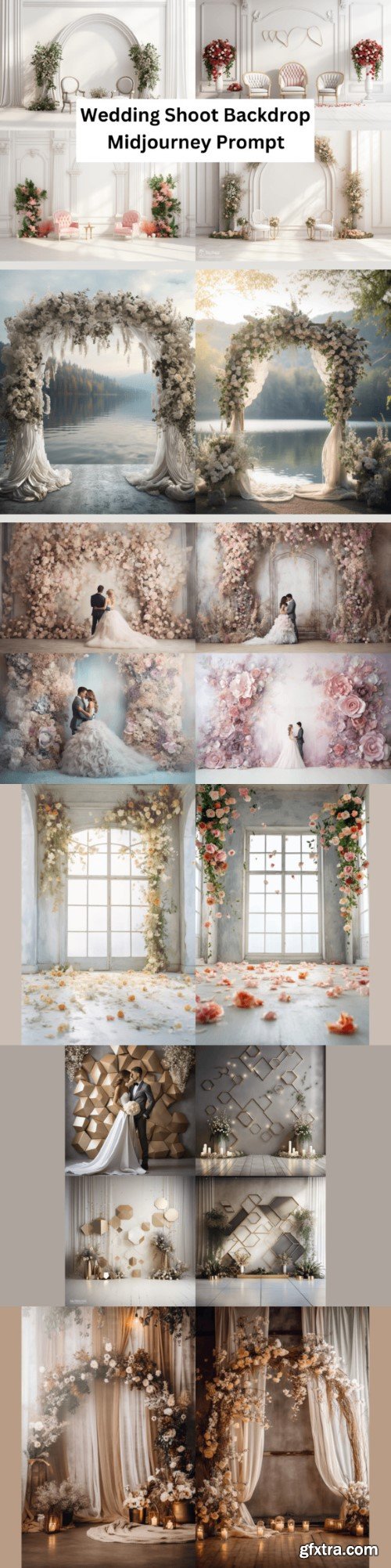 Prompt for Wedding Shoot Backdrop