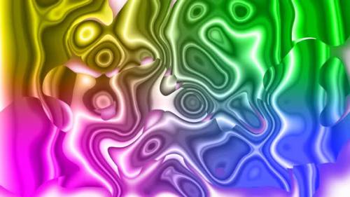 Videohive - Abstract rainbow smooth liquid. Wallpaper texture pattern liquid .Moving shape motion shiny liquid - 48214325