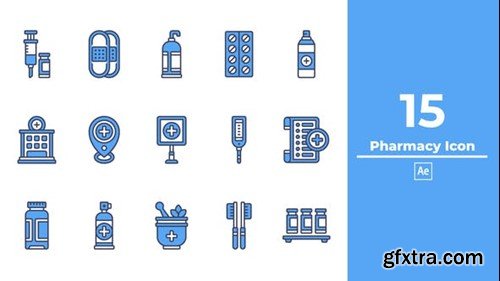 Videohive Pharmacy Icon After Effect 48513287