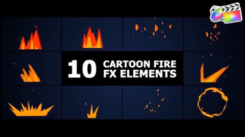 Videohive - Cartoon Fire | FCPX - 48172636