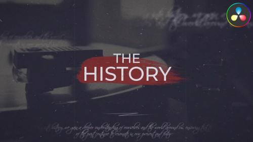 Videohive - History Timeline for DaVinci Resolve - 48196193