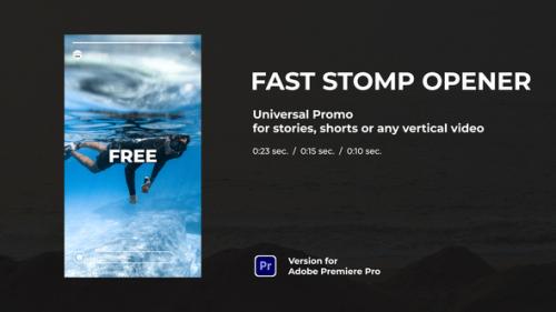 Videohive - Fast Stomp Opener - Vertical for Stories - 48224853