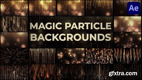 Videohive Magic Particle Backgrounds for After Effects 48565637