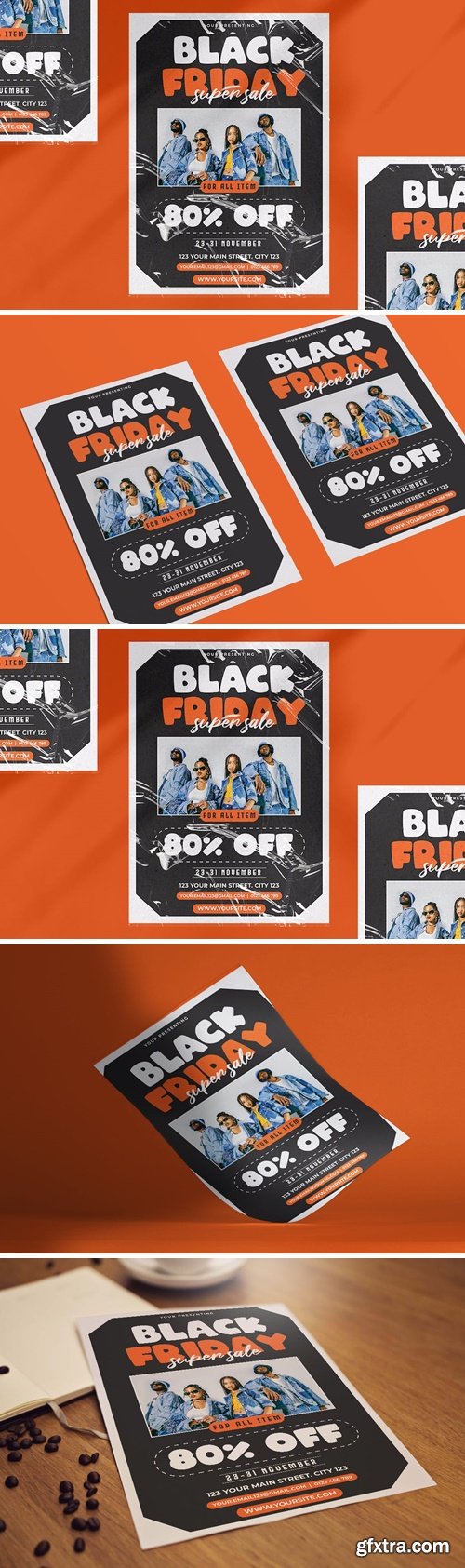 Black Friday Sale Flyer 3V3A64U