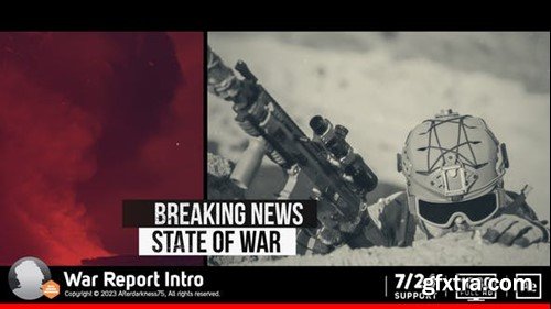 Videohive War Report Intro 48561357