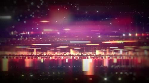 Videohive - Animated Colours Sparkling Lighting Motion Background - 48240622