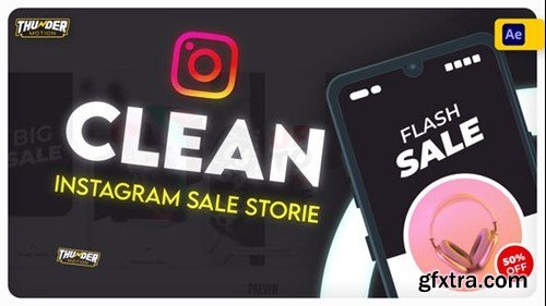 Videohive Clean Instagram Sale Stories Pack 48568708