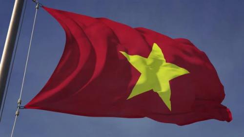 Videohive - Vietnam Flag Ultra Fast - 48242055