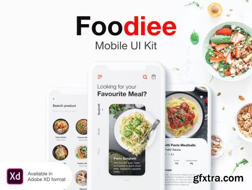 Foodiee - Mobile UI Kit Ui8.net