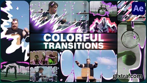 Videohive Colorful Transitions for After Effects 48586801
