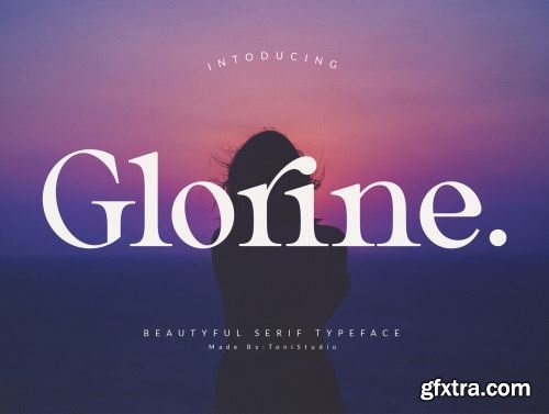 Glorine_Beautyful serif typeface Ui8.net
