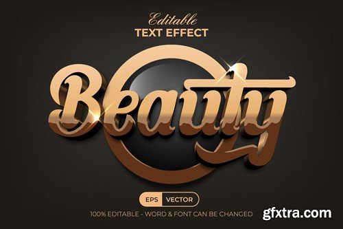 Beauty Text Effect Gold Style 3ZV9FSG
