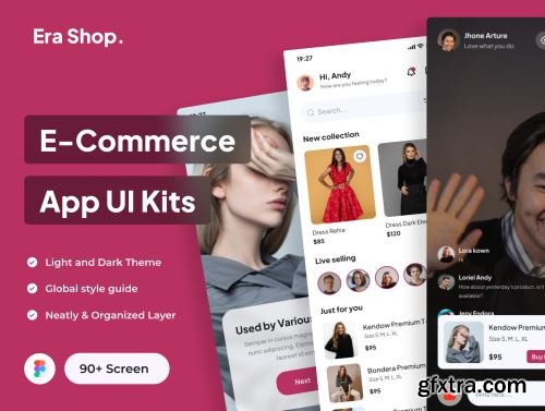 Era Shop - E Commerce App UI Kits Ui8.net