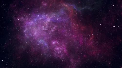 Videohive - Abstract Glitter Galaxy Stars Motion Background - 48256377