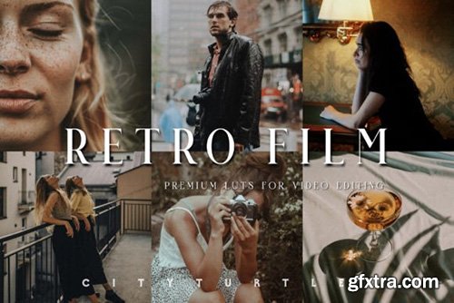 RETRO FILM Cinematic Modern Video LUTs
