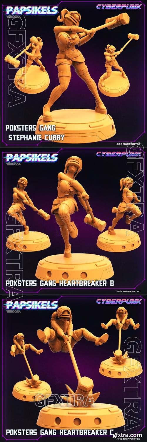 Papsikels Miniatures - Poksters Gang – 3D Print Model