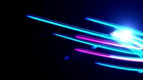 Videohive - Creative Abstract Background. High Speed Lights. Tunnel Motion Trails - 48257130