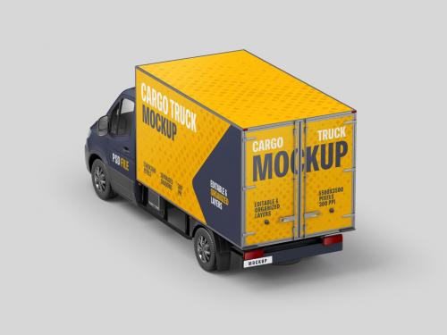 Delivery Truck Mockup 643229341