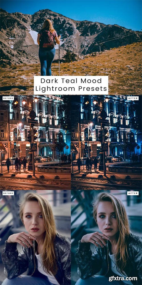 Dark Teal Mood Lightroom Presets