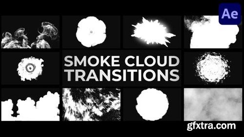 Videohive Smoke Cloud Transitions for After Effects 48605566