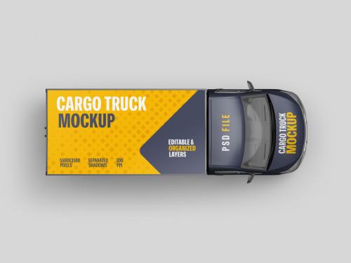 Delivery Truck Mockup 643229228