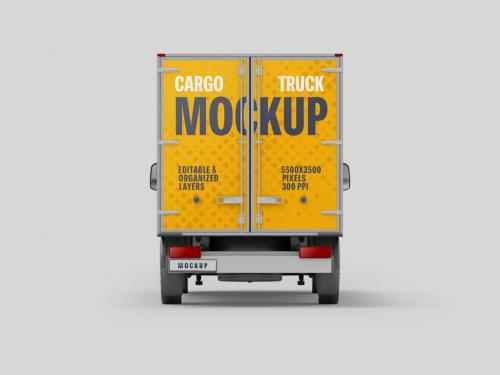 Delivery Truck Mockup 643229122