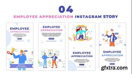 Videohive Animated Employee Appreciation Scene Instagram Story 48619777