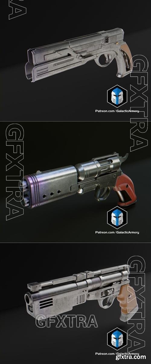 Jedi Survivor Blaster - Model 13 and Enforcer and K3 Vindicator Blaster – 3D Print Model