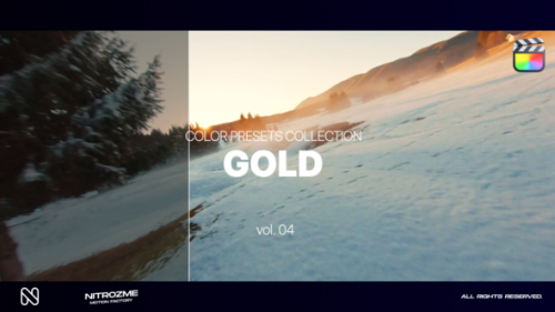 Videohive - Gold LUT Collection Vol. 04 for Final Cut Pro X - 48341804