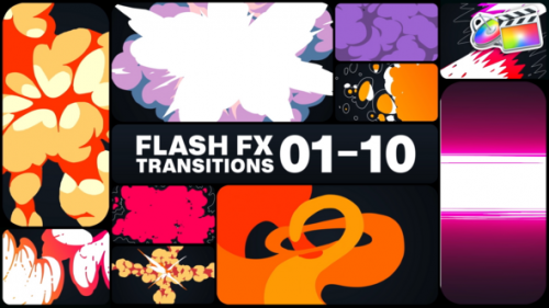 Videohive - Flash FX Transitions for FCPX - 48364185