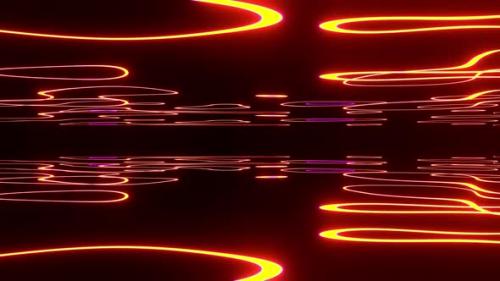 Videohive - Colorful Moving Lines 4K - 48353430