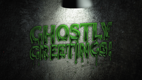 Videohive - Ghostly Greetings Halloween Title - 48354929