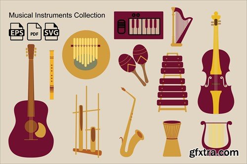 Musical Instruments Collection W7VK4JA
