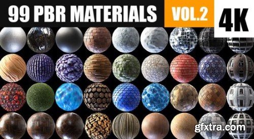 Unreal Engine - 99 PBR Materials Vol.02 (4.26 - 4.27)