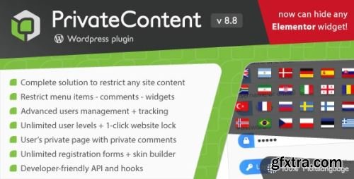 CodeCanyon - PrivateContent - Multilevel Content Plugin v8.8.3 - 1467885 - Nulled
