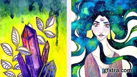 Udemy - Learn To Paint 8 Magical Watercolor Art Projects