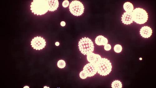 Videohive - Virus Cells or Bacterias Under Microscope - 48367570