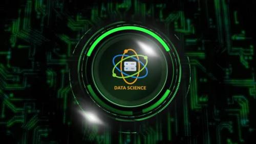 Videohive - Data Science_Hud Style Animation - 48367893
