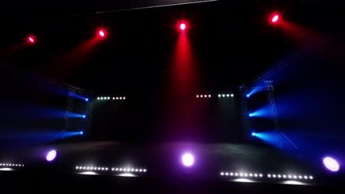 Videohive - Free Stage with Lights From Lighting Devices - 48368200